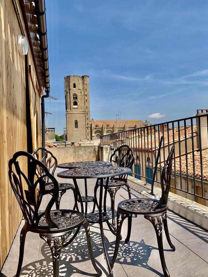 Rooftop Standing Place Carnot Carcassonne Extérieur photo